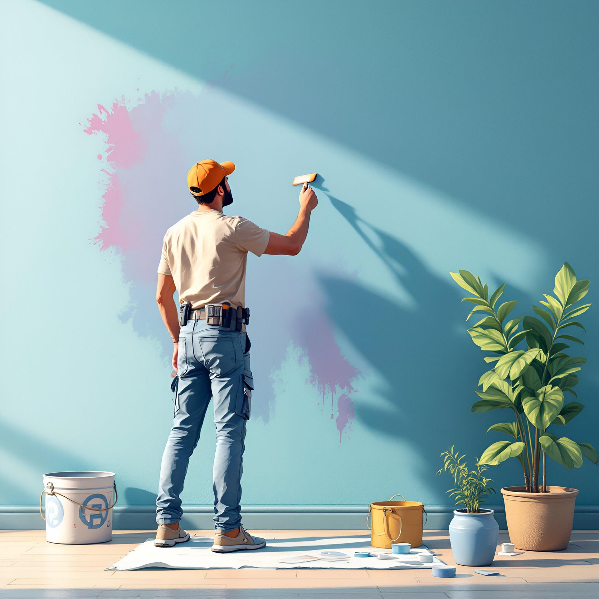 Painter Working